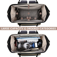 LOVEVOOK 2025 Sac à Dos de Mode Professionnel Décontracté pour Collège et École, en Nylon, Imperméable, pour Voyage, Sac à Dos Personnalisé pour Ordinateur Portable pour Femmes