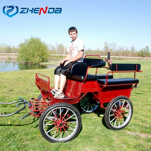 Carroza de Caballos para Maratón con Estructura de Acero de 4 Ruedas y Diseño Único para Turismo - Product Image 1
