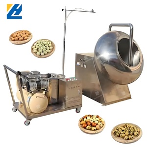 Máquina Multifunción para Recubrir con Chocolate Almendras y Frutos Secos, Máquina de Recubrimiento de Cacahuetes y Dulces de Azúcar de Acero Inoxidable - Product Image 1