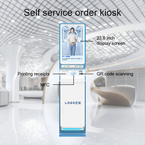ตู้บริการตนเองพร้อมเครื่องพิมพ์ใบเสร็จ <span class=keywords><strong>เครื่อง</strong></span>อ่าน<span class=keywords><strong>บัตร</strong></span> NFC และเครื่อง<span class=keywords><strong>สแกน</strong></span>คิวอาร์โค้ด สำหรับงานบริหารและชำระเงินผ่านมือถือ - Product Image 2