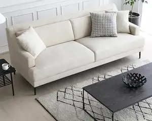 Sofá americano moderno para escritório, sofá de canto cinza, ideal para sala de estar, estilo americano, ideal para hotel