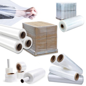 Pellicola Estensibile per Imballaggio Manuale, Larghezza 500mm, Lunghezza 450m, Rotolo Grande da 5kg, per Protezione Mobili - Product Image 1