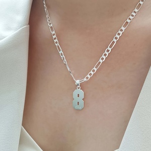 Collar con Nombre Digital Personalizado de Acero Inoxidable con Certificación CE, Diseño con Número, Regalo para Padre o Novio - Product Image 5