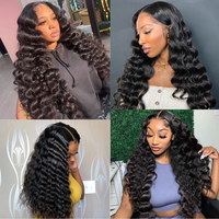 Wig renda rambut manusia 100% rambut manusia 2x6 4x4 5x5 6x6 13x4 13x6 Wig renda HD renda transparan rambut Brasil lembut dan halus