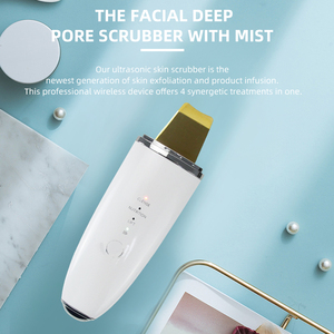 เครื่องขัดผิวหน้าและผิวกาย LESSEN Ultrasonic Nano Skin Spatula สำหรับทำความสะอาดอย่างล้ำลึก ใช้ในบ้าน กำจัดสิวเสี้ยน ทำความสะอาดรูขุมขน - Product Image 2