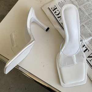 Sandales à talons aiguilles transparentes en cristal pour femme – Idéales pour l'été, les soirées et les sorties en extérieur - Product Image 4