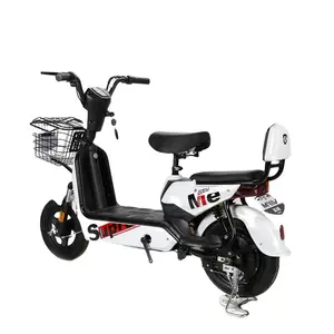 Preço de fábrica 14 polegadas 500w 48v chinês bateria de lítio e bicicleta moped elétrico para adulto