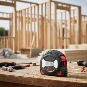 Cinta métrica Usag de 8 m con hoja de acero, diseño robusto para construcción y bricolaje - Product Image 3