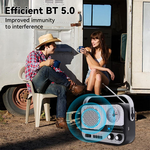 MLK-7635 nouveau modèle <span class=keywords><strong>radio</strong></span> portable am fm rechargeable 3 bandes réveil <span class=keywords><strong>radio</strong></span> sans fil avec emplacement Usb TF - Product Image 2