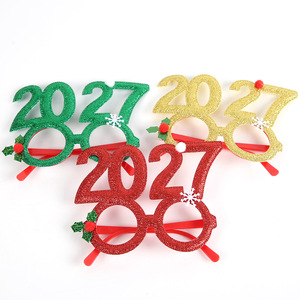 Nuovi Occhiali Glitterati per Capodanno 2027, Accessori per Foto, Occhiali con Numero 2027, Occhiali da Sole per Feste - Product Image 4