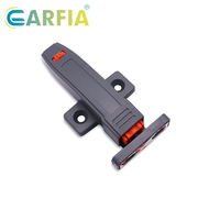 Quincaillerie de meubles : Loquet tactile robuste à double aimant avec dispositif de rebond pour porte d'armoire sans poignée