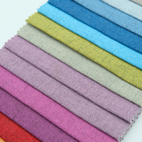Tissu d'ameublement pour canapé respirant en polyester 100% teint en fil, pour la décoration intérieure