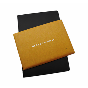 Cahiers à reliure cousue avec couverture en papier kraft créatif, écriture fluide, format personnalisé, se pose à plat pour la planification quotidienne personnelle - Product Image 4