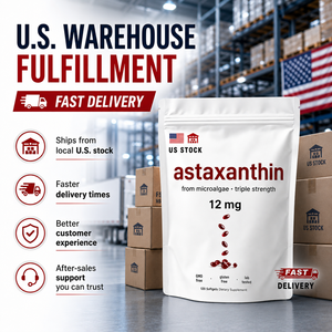 Dropshipping da Magazzino USA: Integratore Alimentare Astaxantina 120 Capsule, MOQ 1 - Product Image 1