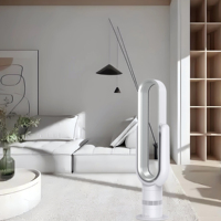 Kipas Angin Tanpa Baling-Baling 38 Inci Plastik Digital Rumah Tangga Perawatan Bayi Motor DC dengan Remote Control dan Timer