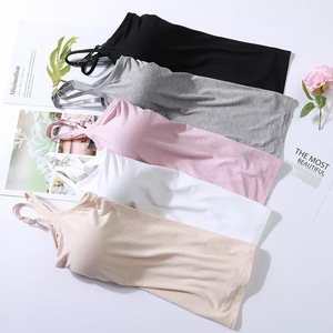 Modello di cotone Sexy <span class=keywords><strong>donna</strong></span> sport canotta da <span class=keywords><strong>donna</strong></span> 2025 alta qualità da ginnastica reggiseno Logo personalizzato senza soluzione di continuità gilet con cinturino regolabile Yoga - Product Image 3