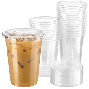 Gobelets en plastique pour fête, 16 oz, lot de 1000 |   Durable, résistant aux fissures, sans BPA, transparent comme du cristal, élégant et lisse - Product Image 1