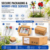 Vente en gros usine MIAO – Inserts métalliques artisanaux personnalisables avec finition thermolaquée pour la décoration de jardins