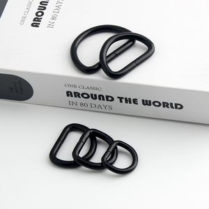 Saco Hardware Acessórios Multi-especificação Non-Welded Metal D Anel Fivela para o Saco/Trela Do Cão/Cintos/Webbing DIY Acessórios - Product Image 5