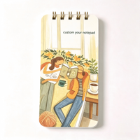 Bloc-notes spirale personnalisé écologique |   Mini carnet pour enfants avec couverture d'animaux mignons, pour l'école et comme cadeau