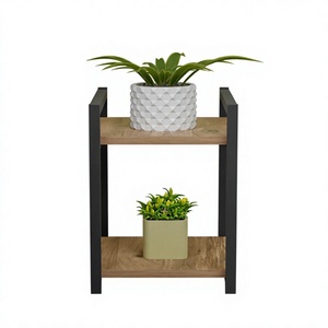 Estante de 2 Niveles para Flores, Estante Complementario Adecuado para Cocina, Jardín, Baño y Balcón - Product Image 1