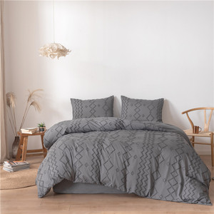 Juego de ropa de cama con diseño de flores, edredón con diseño popular personalizado de poliéster cortado, <span class=keywords><strong>color</strong></span> stock - Product Image 1