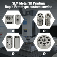 Quantité minimale de commande faible |   Service d'impression 3D personnalisé en SLS FDM SLM SLA MJF Prototypage rapide