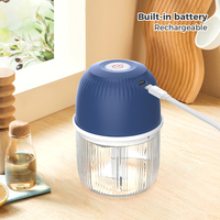 Mini hachoir automatique pour ail et oignon, coupe-légumes domestique facile avec alimentation par batterie