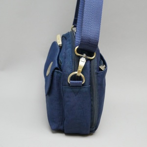 Nuevo diseño Nylon Correa de hombro larga Multi-compartimentos Peso ligero AZUL PROFUNDO Bolsas de mensajero unisex - Product Image 5