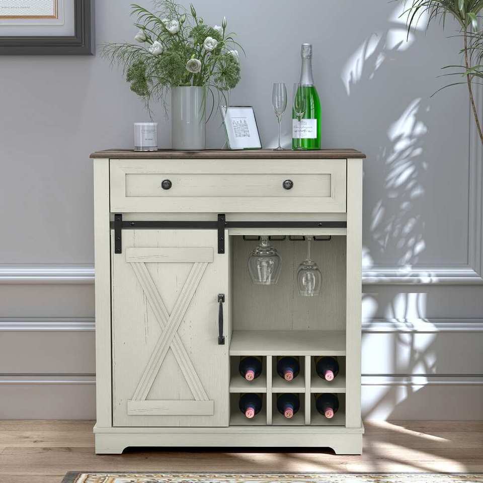 Professional Customization Private Wooden Wine Table With Private Label Wine Cabinets For Bar