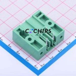 JL5EDGRM-76202G01 Plug-in Terminal Block Bent Lead Through Hole,P=7.62mm Board-to-Board / Socket Closed Screw Fixing 1x2P 7.62mm - Product Image 2