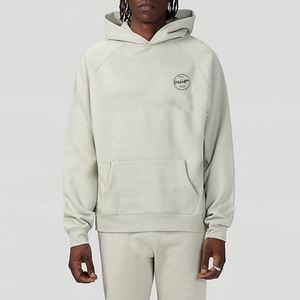 Vêtements de rue décontractés de haute qualité, personnalisables en gros, coupe ample, épaules tombantes, col rond, 100% coton molletonné - Product Image 6
