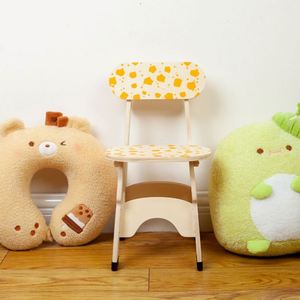 Easy to Assemble Wood <b>Study</b> <b>Chair</b> Cute Giraffe Theme Children Indoor Wooden <b>Chair</b> for Kids - Product Image 5
