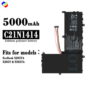Batterie de remplacement 7.6V 5000mAh C21N1414 Batterie pour ordinateur portable <span class=keywords><strong>ASUS</strong></span> EeeBook <span class=keywords><strong>X205TA</strong></span>/X205T/F205TA - Product Image 2