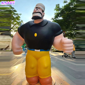 Statue actuelle de Popeye Miss Oliver en fibre de verre dessin animé créatif sculpture personnalisée artisanat en résine - Product Image 3