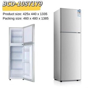 Vente réfrigérateur Bcd-178 double portes réfrigérateur de <span class=keywords><strong>table</strong></span> Réfrigérateurs ménagers congélateur en bas réfrigérateurs maison congélateur - Product Image 2