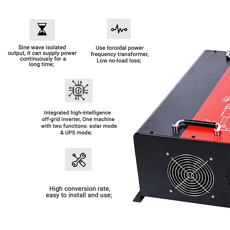 4kw 5kw 6kw Power frequency inverter controller all-in-one machine can have built-in MPPT solar inverter - Solar Inverter - 5