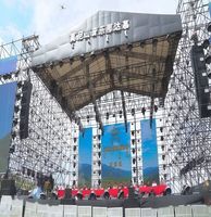 Support d'éclairage de concert en aluminium léger et à installation rapide, capacité de charge de 750 kg pour événements scéniques professionnels