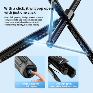 Trípode Selfie Stick con Seguimiento Facial por IA, 1.92M de Largo, Estabilizador con Luz de Relleno, Rotación 360°, Antivibración, <span class=keywords><strong>para</strong></span> Transmisión en Vivo - Product Image 6