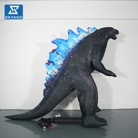 Modèle de personnage de Godzilla gonflable géant personnalisé pour la promotion de marque en extérieur, décoration d'activités sur le thème d'Halloween