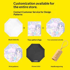 <span class=keywords><strong>Parapluie</strong></span> pliant entièrement automatique trois volets, protection UV, double usage soleil/pluie, en fibre de polyester, vente en gros fabricant - Product Image 4