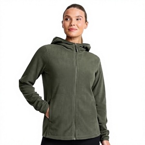 Sweat-shirts à capuche personnalisés en polaire 100% polyester 250 g/m² pour l'hiver, unis, teints, écologiques, vierges pour sublimation, blancs, broderie - Product Image 4