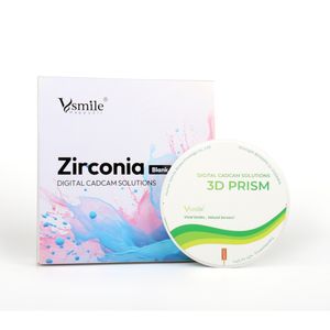 Vsmile 98 95 AG 14mm Materiali per Corone 3D Multistrato, Blocchi in Ceramica per Fresatura Dentale CAD CAM ad Alta Resistenza - Product Image 6