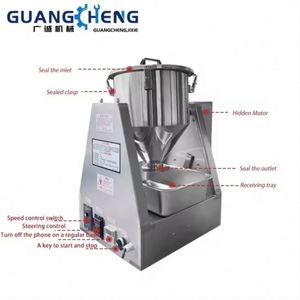 เครื่องผสมในห้องปฏิบัติการสำหรับโปรตีน กาแฟ อาหาร ชา เครื่องผสมแบบตั้งสำหรับวัตถุดิบแห้ง เครื่องปั่นสำหรับล้างเครื่องเทศ เครื่องผสมผงอาหารแบบดรัม - Product Image 3