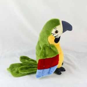 Pluche Pratende Papegaai, Herhaal Wat Je Zegt Grappig Leren Goede Helper Brengt Je Geluk, Papegaaispeelgoed Spreken - Product Image 3