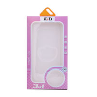 Boîte d'emballage personnalisée en carton transparent en PVC avec fenêtre imprimée pour écouteurs et produits électroniques grand public