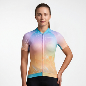 Maillot de cyclisme d'équipe hauts en Silicone plaine mince chrétien léger coupe ample homme femmes maillot de cyclisme - Product Image 1