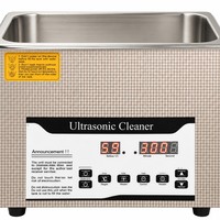 Nettoyeur à ultrasons UC-18VAD 40kHz Capacité 6,5L Consommation 180W Équipement de laboratoire Affichage OLED Contrôle numérique Minuterie