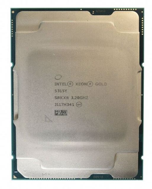 Original Intel Xeon Gold 5315Y Processor SRKXR 8 Cores 16 Threads 3.20GHz 12MB Cache 2S 140W Server CPU