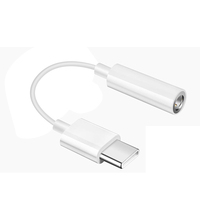 USB-C 3,5-mm-Kopfhöreradapter Neuer Typ-C-Anschluss AC-Ausgang Metall-Kunststoff-Konverter für iPhone PC Laptop-Handys Ladegerät